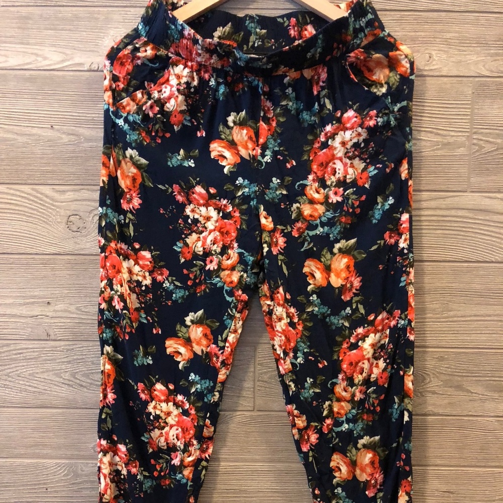 Socialite Floral Parachute Pants
